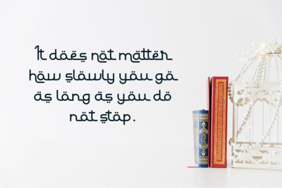 Raouf Font PNG with transparent background - Preview 4