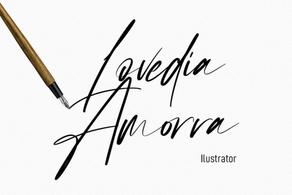 Sellyamor Script Font PNG with transparent background - Preview 4