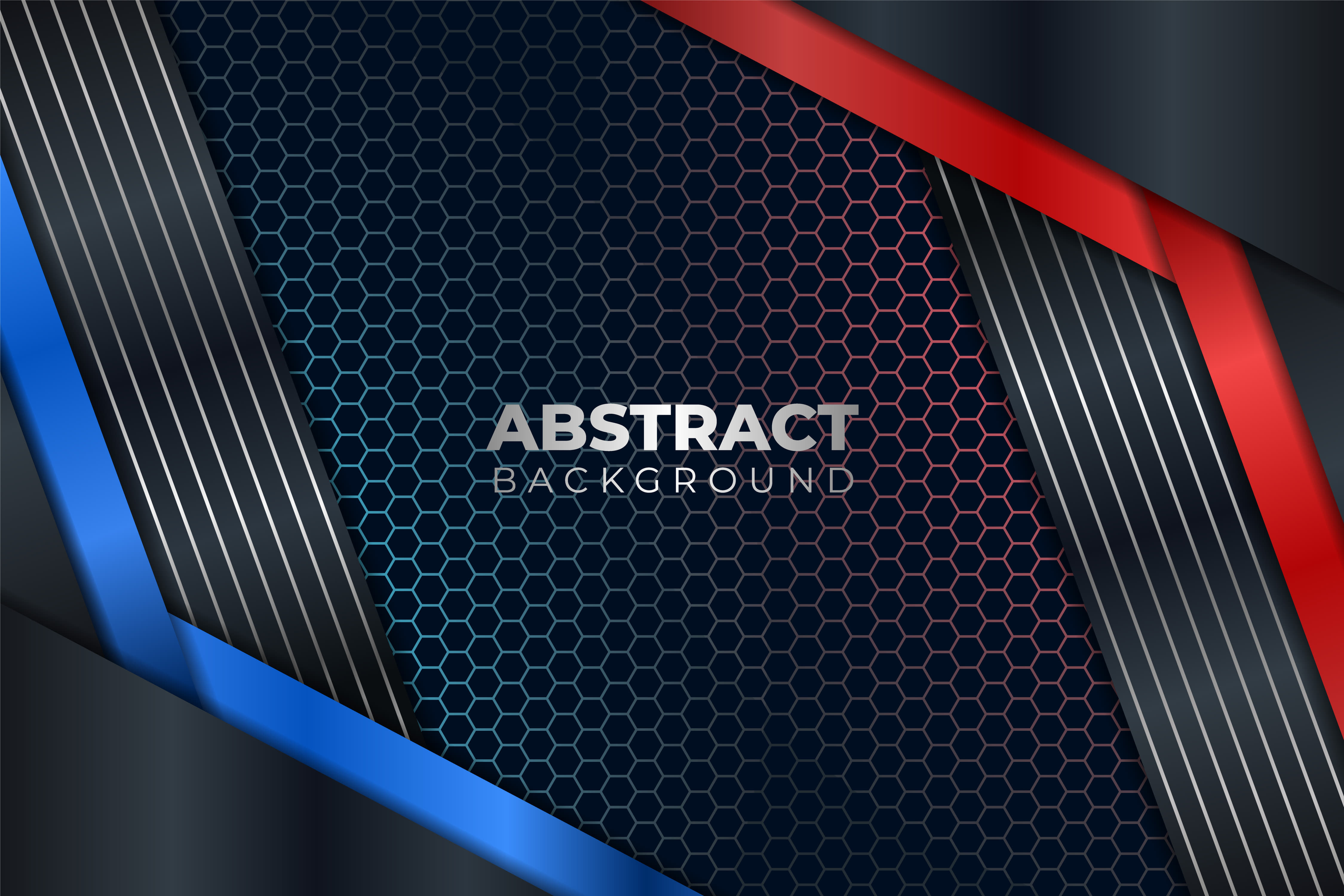 Abstract Modern Background Blue Red Graphic by Rafanec · Creative Fabrica