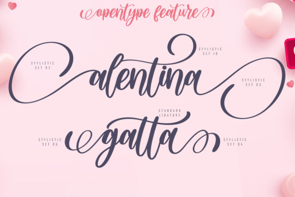 Agitta Afilia Font - Preview 1
