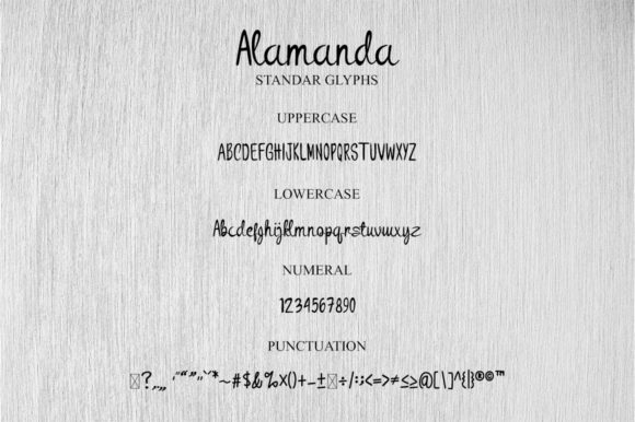 Alamanda Font - Preview 3