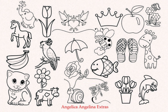 Angelica Angelina Font - Preview 5