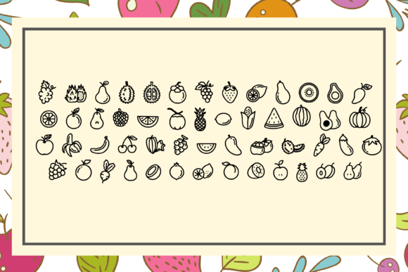 Apple Fruit Font - Preview 3