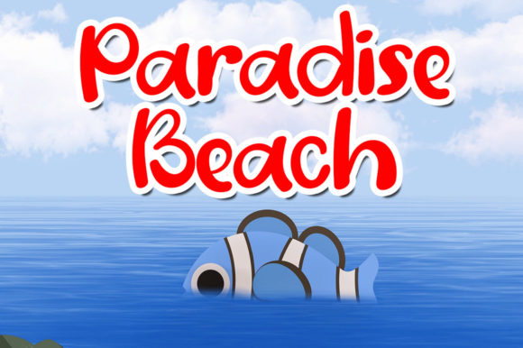 Back to Fishing Font - Preview 1