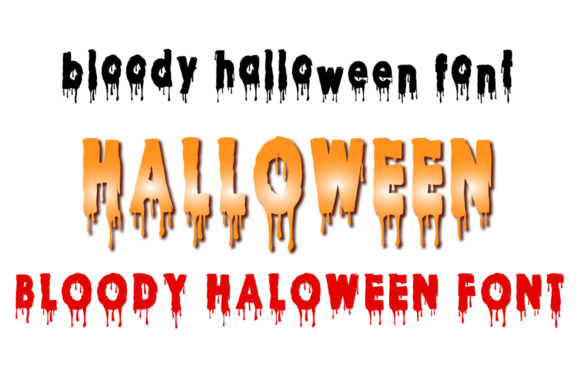 Bloody Halloween Font - Preview 1