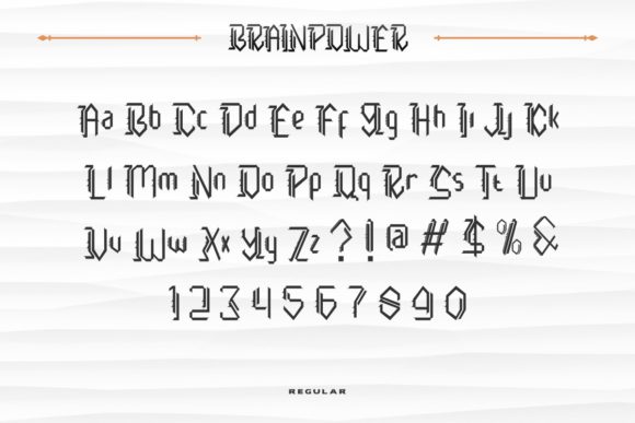 Brainpower Font - Preview 4