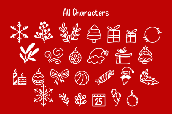 Christmas Party Font - Preview 1