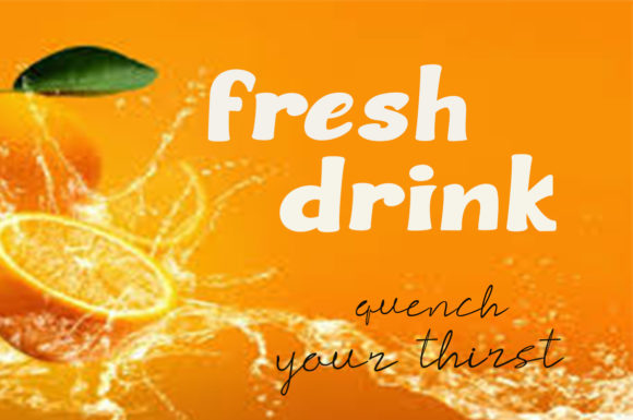 Dolphin Coulibri Font PNG with transparent background - Preview 1