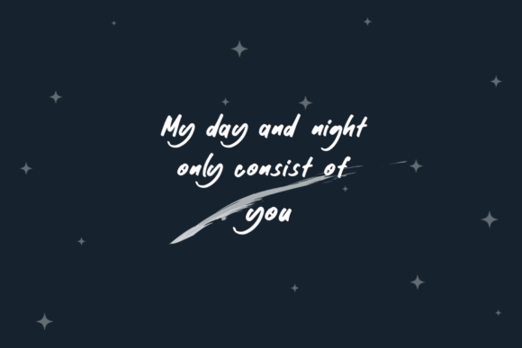 Good Night Font - Preview 1