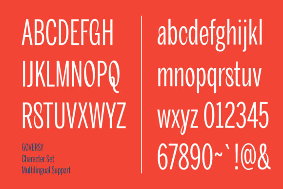 Goversy Font - Preview 4