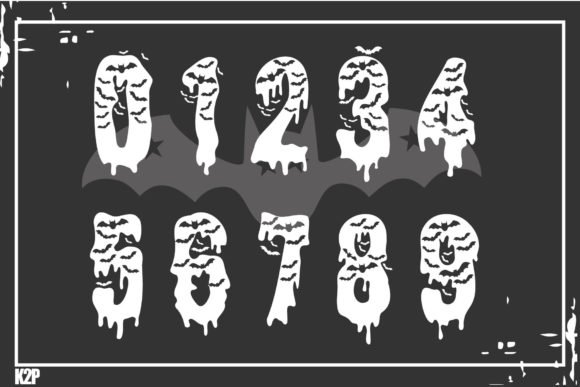 Halloween Bat Font - Preview 3