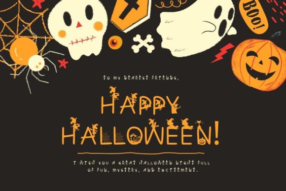 Halloween Night Font - Preview 1