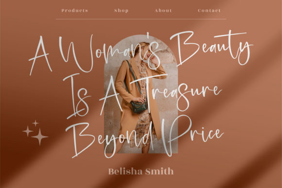 Jhollie Elisha Font PNG with transparent background - Preview 6