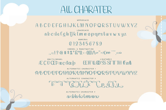 Le Minasha Font PNG with transparent background - Preview 5