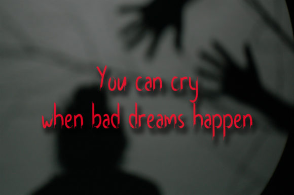 Scary Dreams Font font preview - 3