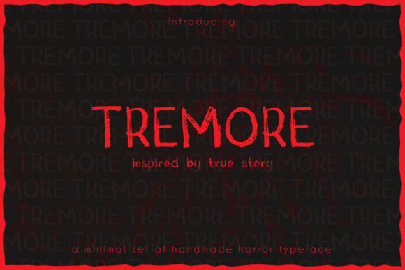 Tremore Display Font By svitch and sober