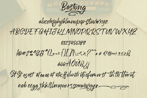 Bastong Font - Preview 5