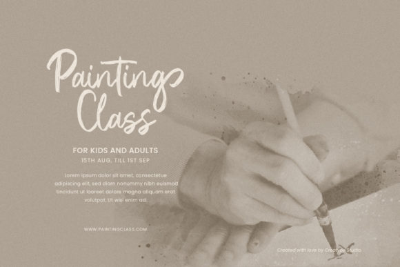 Buster Brush Signature Font - Preview 2