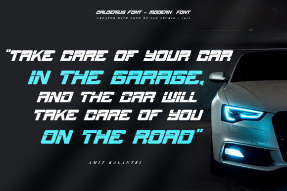 Calderious Font - Preview 3