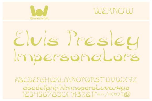 Croissant Sandwich Font - Preview 3