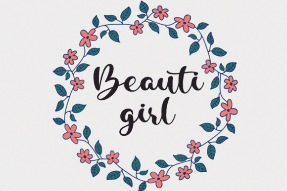Endah Font PNG with transparent background - Preview 1