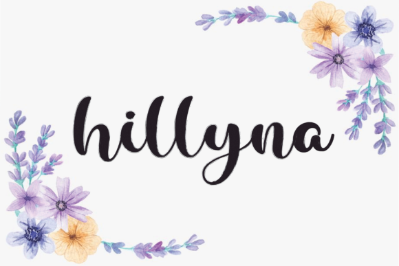 Endah Font PNG with transparent background - Preview 3