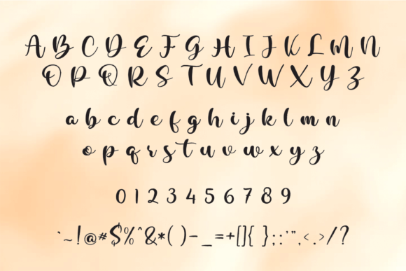Endah Font PNG with transparent background - Preview 6