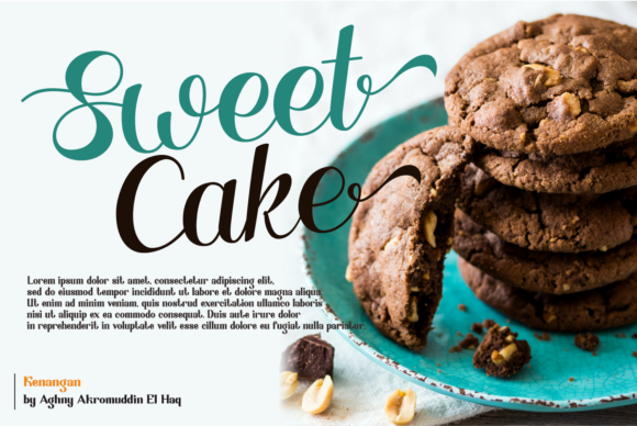 Kenangan Font font preview - 1