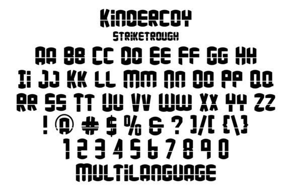 Kindercoy Font - Preview 5