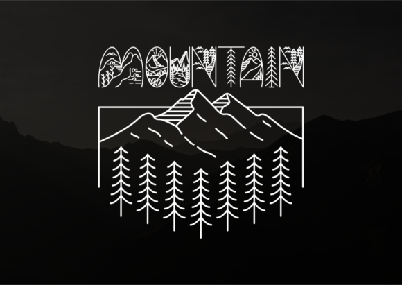 Power of Nature Font PNG with transparent background - Preview 5