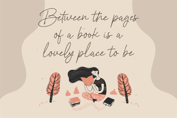 Prettier Script Font PNG with transparent background - Preview 4