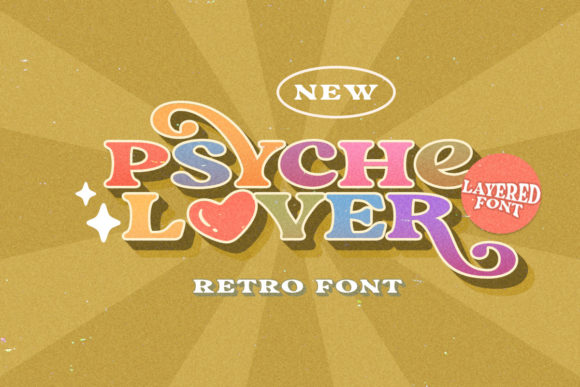 Psyche Lover Font PNG with transparent background - Preview 1