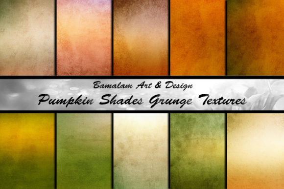 Pumpkin Shades Grunge Textures