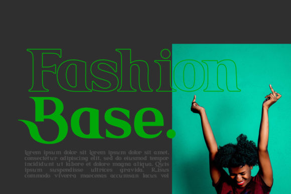 Qoric Font PNG with transparent background - Preview 2