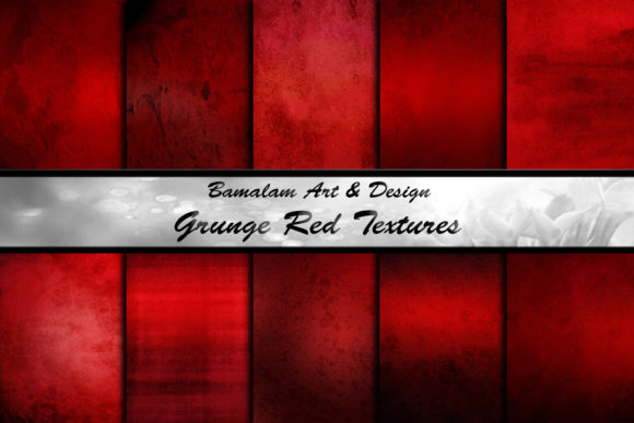 Rich Red Grunge Textured Backgrounds