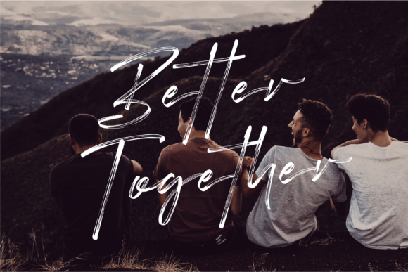 Rock Better Font PNG with transparent background - Preview 6