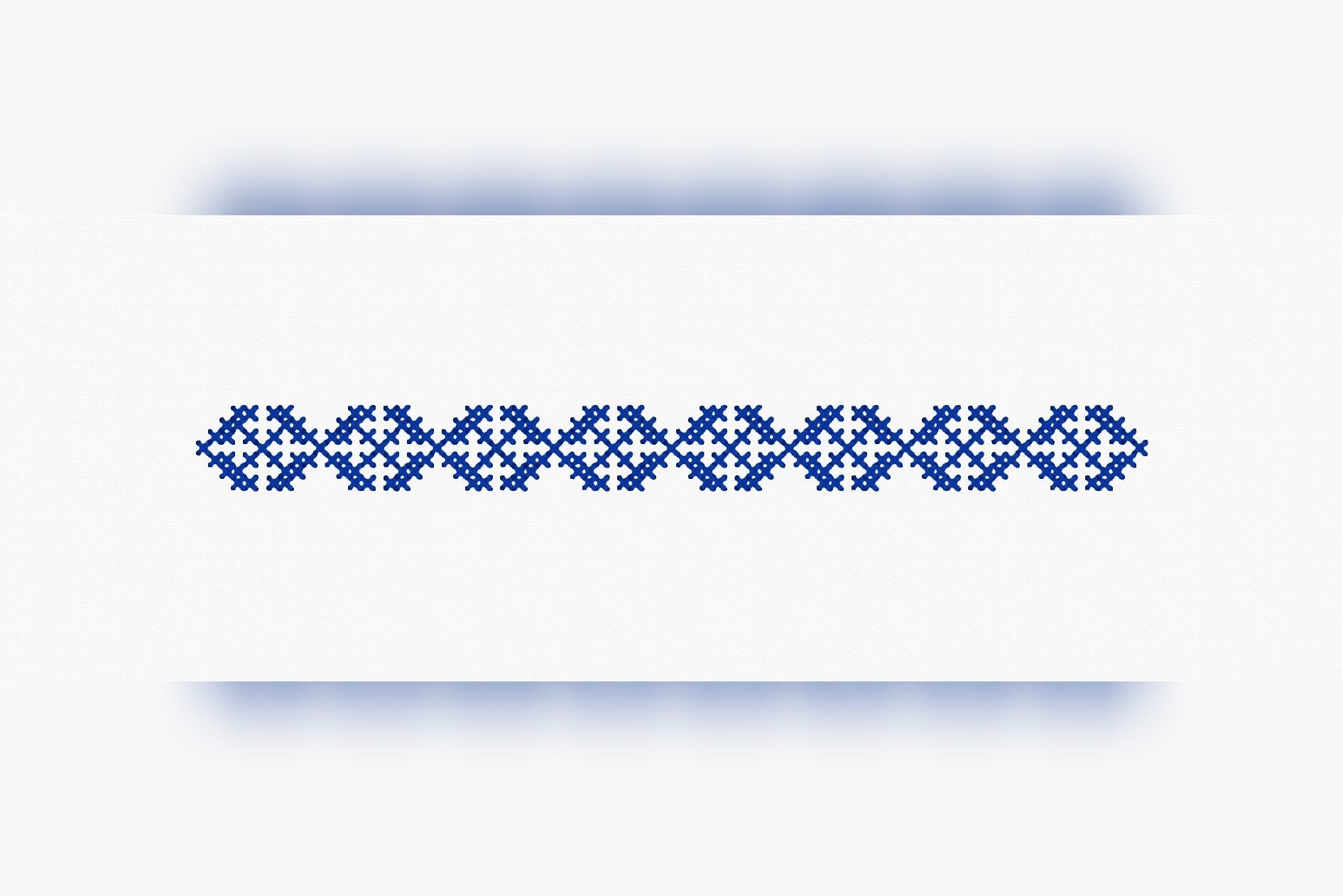 Vintage Cross Stitch Border
