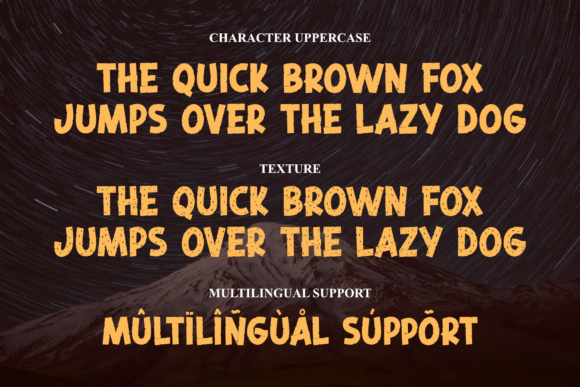 Blotchy Bitter Font - Preview 1