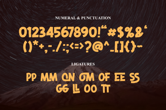 Blotchy Bitter Font - Preview 2