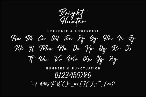 Bright Hunter Font - Preview 2