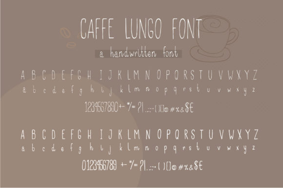 Caffee Lungo Font - Preview 4