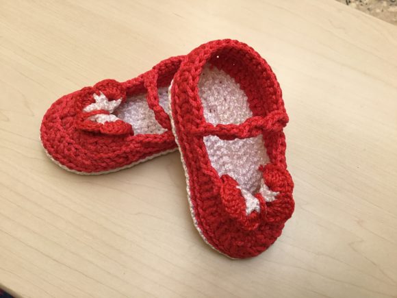Crochet Pattern Baby Butterfly Shoes