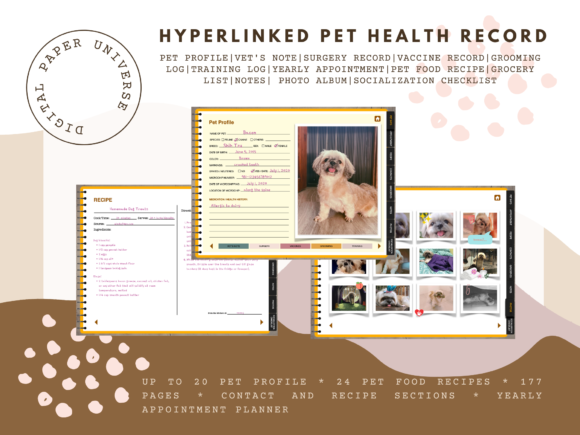 Digital Hyperlinked Pet Health Record
