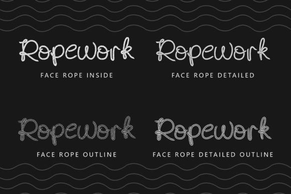 Face Rope Font - Preview 5