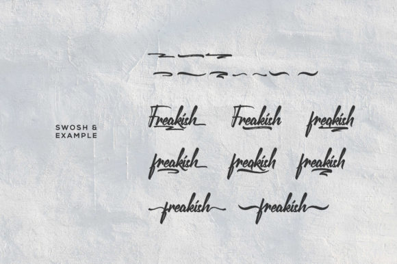 Freakish Font - Preview 6