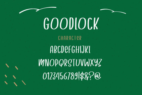 Goodlock Font - Preview 3