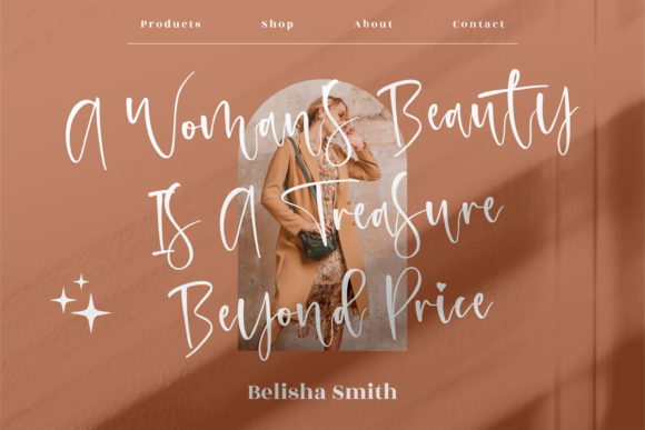 Melinda Daily Font PNG with transparent background - Preview 6