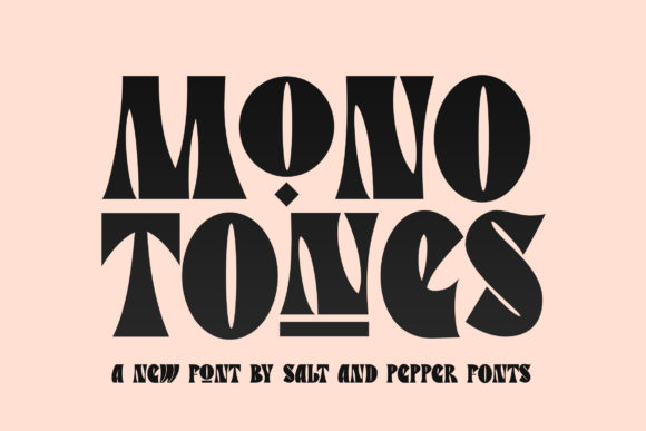 Monotones Font by Salt and Pepper Fonts preview