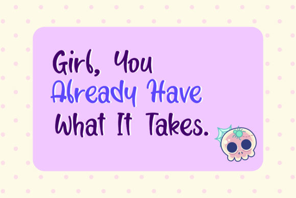 October Fun Font font preview - 3