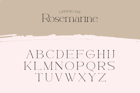 Rosemarine Font PNG with transparent background - Preview 4